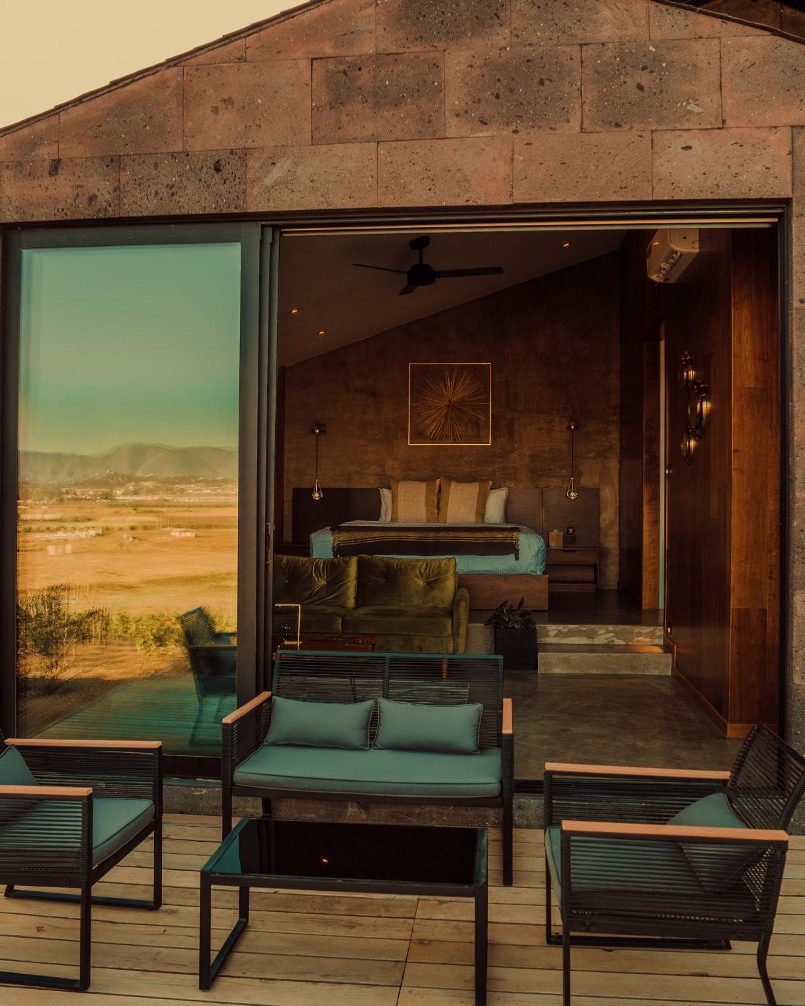 Bajo Estrellas Hotel Contemporaneo Valle de Guadalupe Eksteriør bilde