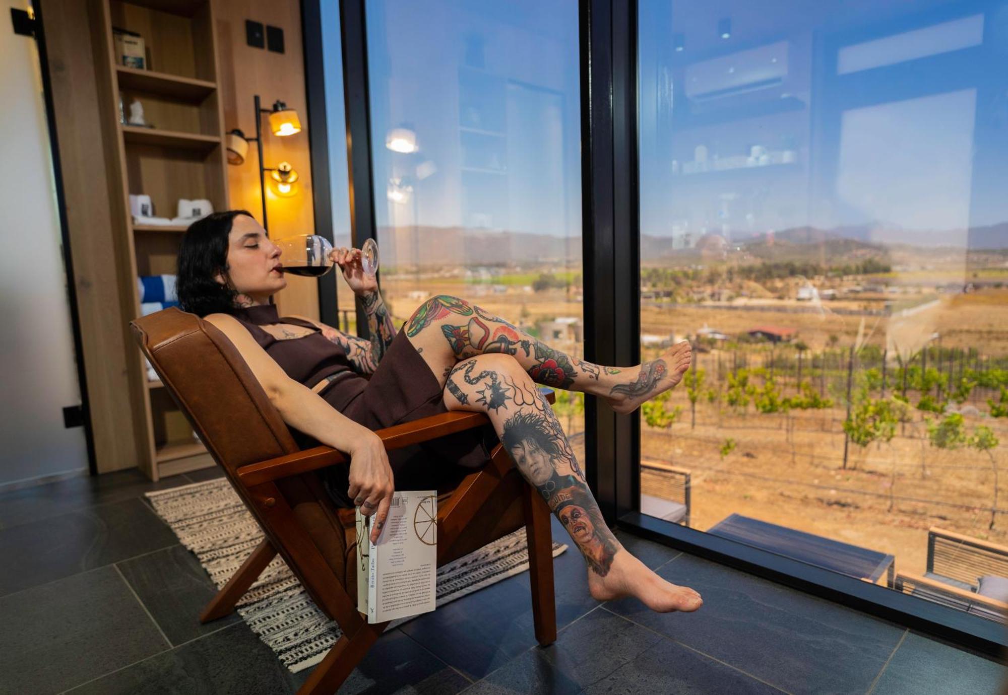 Bajo Estrellas Hotel Contemporaneo Valle de Guadalupe Eksteriør bilde